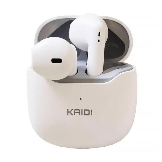 Imagem de Fone de Ouvido Sem Fio Bluetooth Kaidi 771 Branco Universal