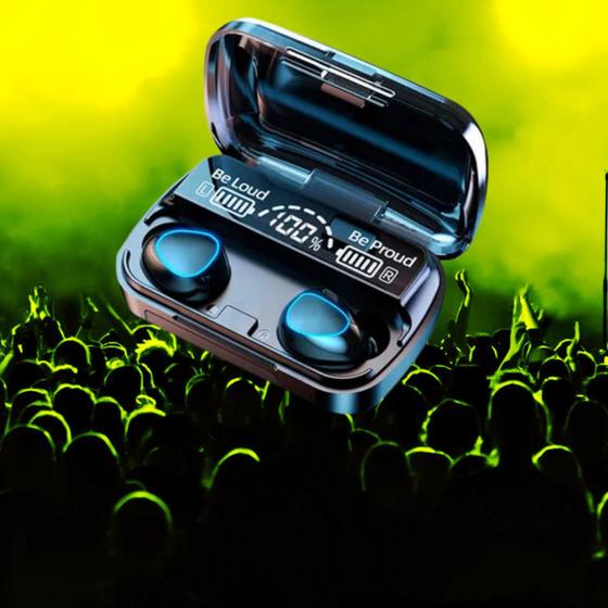 Imagem de Fone De Ouvido Sem Fio Bluetooth M10 Touch Display 5.1 Led
