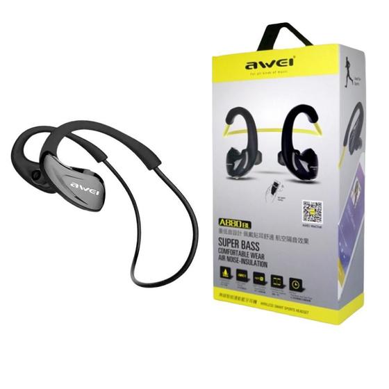 Imagem de Fone De Ouvido Sem Fio Bluetooth Wireless Sport Awei A880 Bl