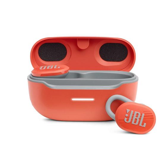 Imagem de Fone de Ouvido Sem Fio Esportivo JBL Endurance Race, Bluetooth, IP67 Resistente à Água, Coral - 28913582