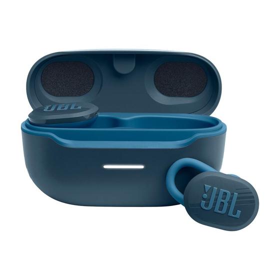 Fone de Ouvido Sem Fio Esportivo JBL Endurance Race, Bluetooth, Resistente à Água, Azul - 28913581 Menor preço em Fone de Ouvido Sem Fio Esportivo JBL Endurance Race, Bluetooth, Resistente à Água, Azul - 28913581