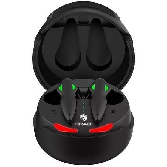 Imagem de Fone de Ouvido Sem Fio Gaming Krab Helmet KBTGE20 com e Microfone - Preto