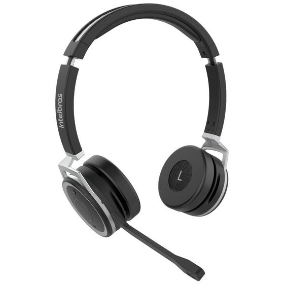 Imagem de Fone de Ouvido Sem Fio Headset Bluetooth Profissional WHS 80 BT V2 Intelbras