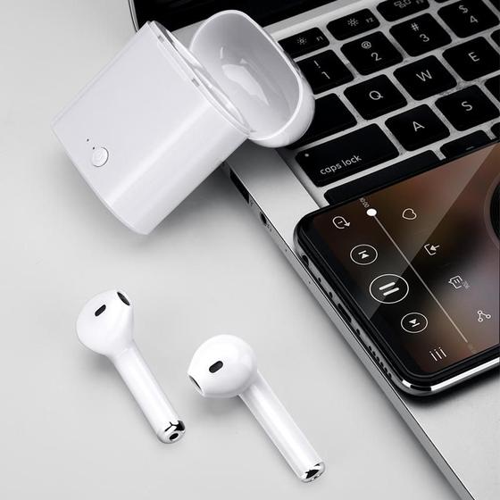 Imagem de Fone de Ouvido Sem Fio I7 mini Bluetooth Wireless com Microfone Compatível Android e iOS