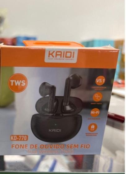 Imagem de Fone De Ouvido Sem Fio Kaidi Kd-770 Tws Bluetooth 5.0- Kd-770