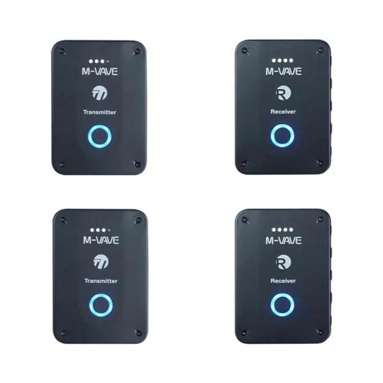 Imagem de Fone de Ouvido Sem Fio Recarregável M-VAVE WP-9 - Sistema de Monitor 24GHz Estéreo/Mono