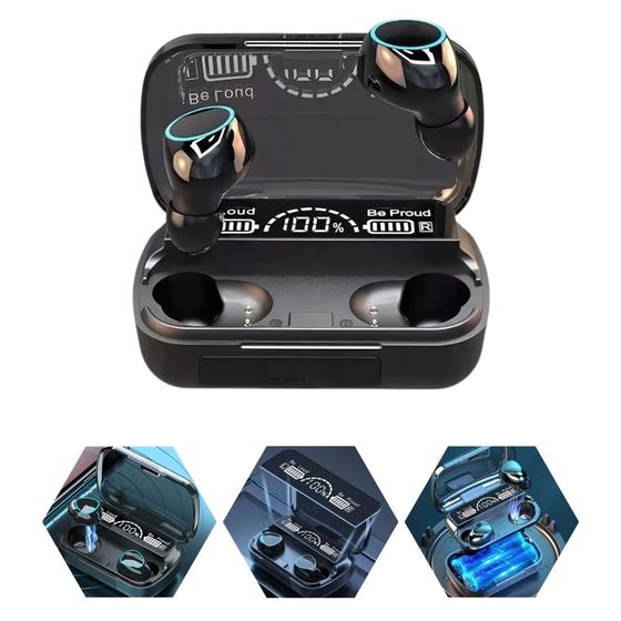 Imagem de Fone de Ouvido Sem Fio Wireless BT V5.1 Tws Para Smartphones Ios Android Bluetooth Compatível iPhone