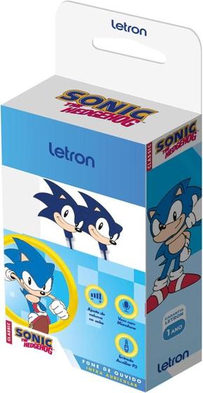 Imagem de Fone de ouvido sonic intra auricular com fio 1.2m e microfone no cabo   10315