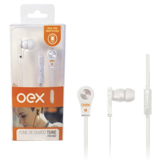 Fone de Ouvido Intra-auricular Com Microfone Tune Oex Fn402