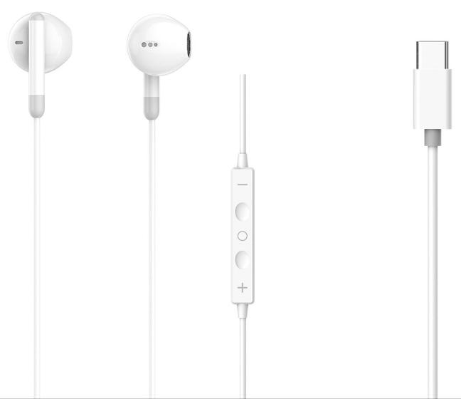 Imagem de Fone de Ouvido Tipo C Auricular Com Fio e Microfone -