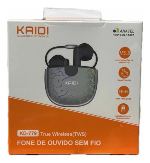 Imagem de Fone De Ouvido True Wirelles Tws Kaidi Kd-779 Com Rgb