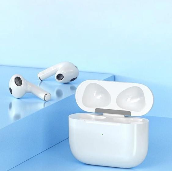 Imagem de fone de ouvido tws air pro 4 Bluetooth  resistente a agua na cor branca