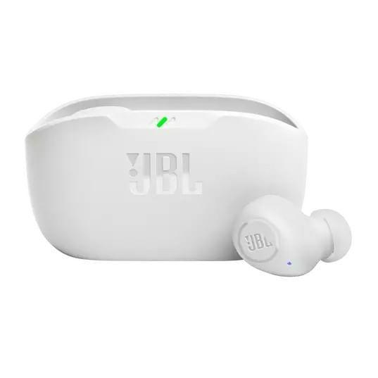 Imagem de Fone de Ouvido TWS Auricular JBL, Wave Buds, Branco - JBLWBUDSWHT