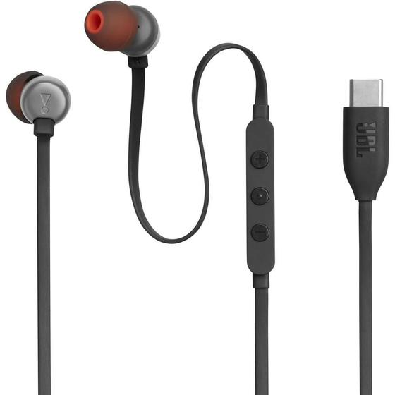 Imagem de Fone de Ouvido USB Tipo C JBL Tune 310C - Preto JBLT310CBLK