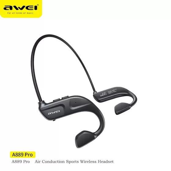 Fone de ouvido via bluetooth Awei A889PRO Air Conduction Sports Wireless Menor preço em Fone de ouvido via bluetooth Awei A889PRO Air Conduction Sports Wireless