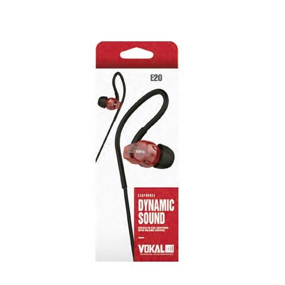 Imagem de Fone De Ouvido Vokal E20 In Ear Red