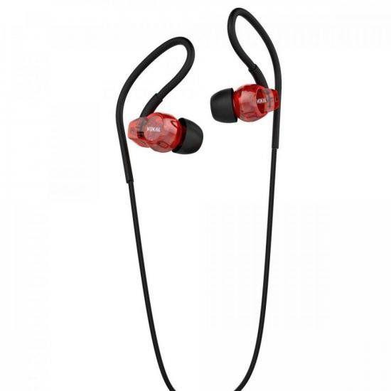 Imagem de Fone de Ouvido VOKAL E40 In Ear Vermelho