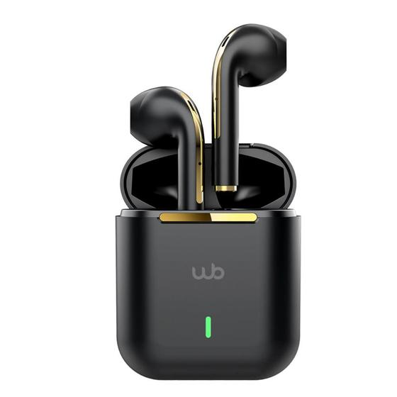 Imagem de Fone de Ouvido WB Pods Sem Fio TWS Bluetooth 5.1 Controle por Toque 20+ horas de Reprodução