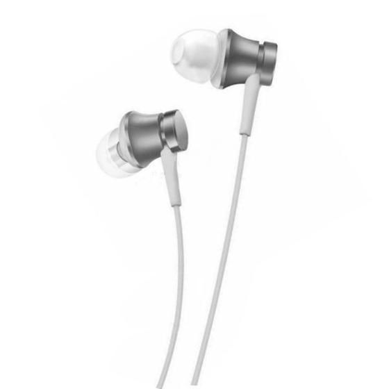 Imagem de Fone de Ouvido Xiaomi Mi Basic HSEJ03JY com Microfone e Cabo de 1.25 Metros - Matte Silver