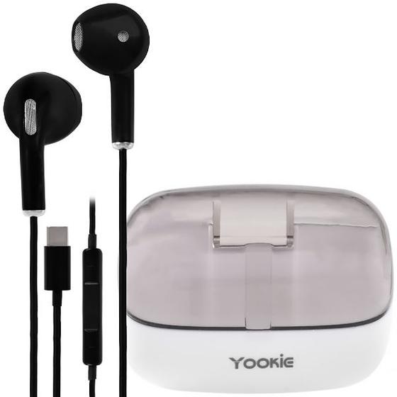 Imagem de Fone de Ouvido Yookie XP206 com Microfone e Cabo de 1.2 Metros - Preto