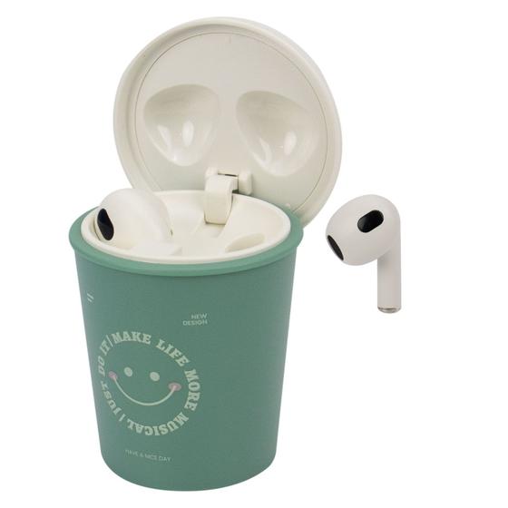 Imagem de Fone de Ouvido Yookie YKS052 Earbuds - Bluetooth - Branco