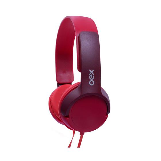 Imagem de Fone Headphone Teen Vermelho com microfone  HP303 Oex