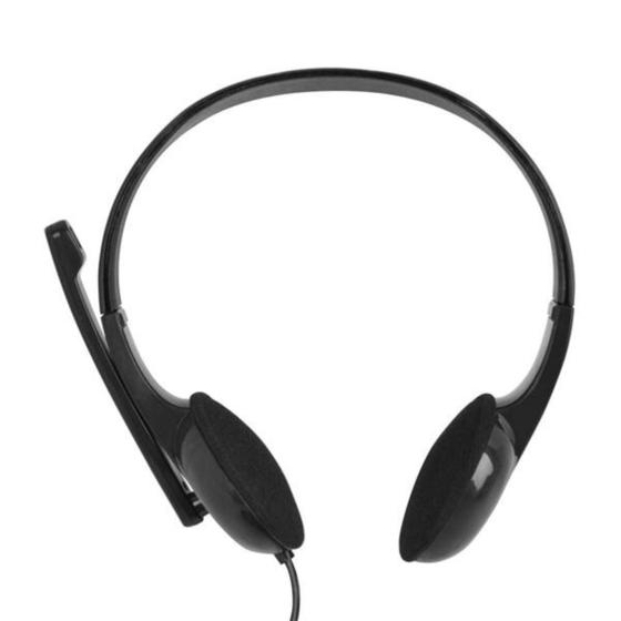 Imagem de Fone Headset Basic P3 Multilaser Preto E Cinza - Ph367