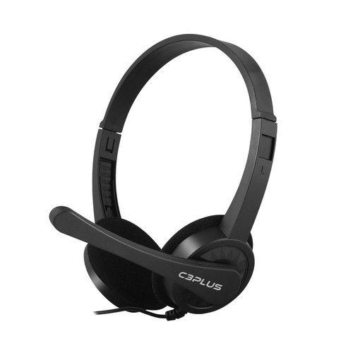 Imagem de Fone Headset Com Microfone PH-02BK Preto - C3Tech