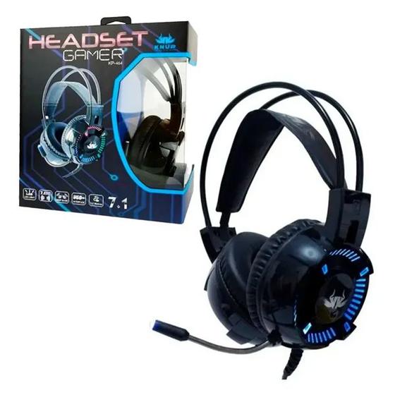 Imagem de Fone Headset Game Knup 7.1 Sound Effect, Com Microfone - FON91