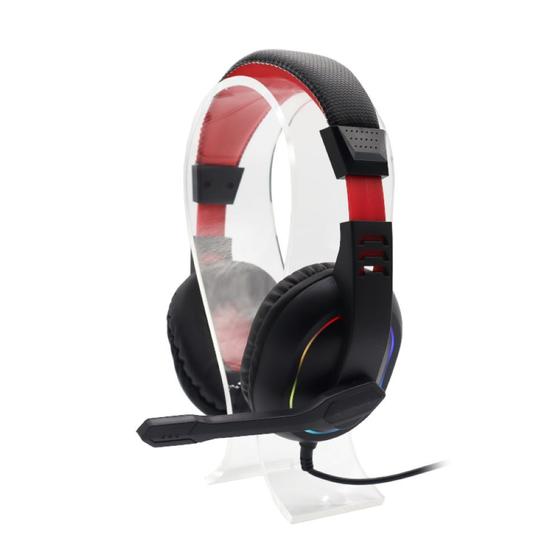 Imagem de Fone headset gamer ares rgb h120-rgb 3.5mm redragon preto