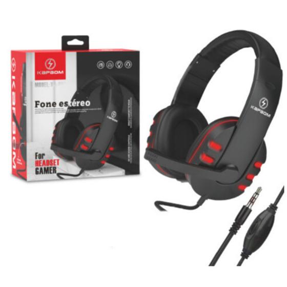 Fone Headset Gamer Estéreo com Microfone - KA -903 Menor preço em Fone Headset Gamer Estéreo com Microfone - KA -903