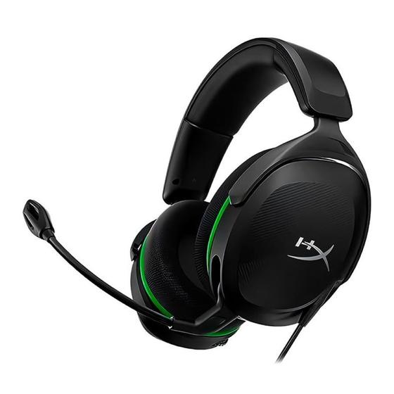 Imagem de Fone headset gamer hyperx cloud stinger 2 core 3.5mm preto e verde 6h9b8aa