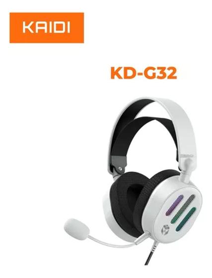 Fone Headset Gamer Microfone Luz Rgb Kd-g32 Lançamento Menor preço em Fone Headset Gamer Microfone Luz Rgb Kd-g32 Lançamento
