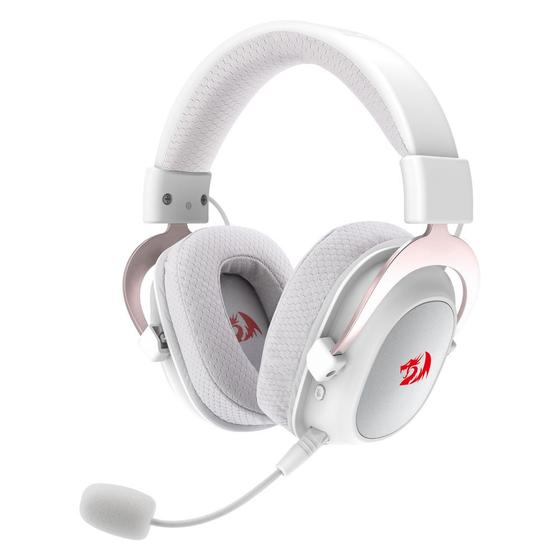 Fone headset gamer sem fio zeus pro h510w-pro redragon branco Menor preço em Fone headset gamer sem fio zeus pro h510w-pro redragon branco