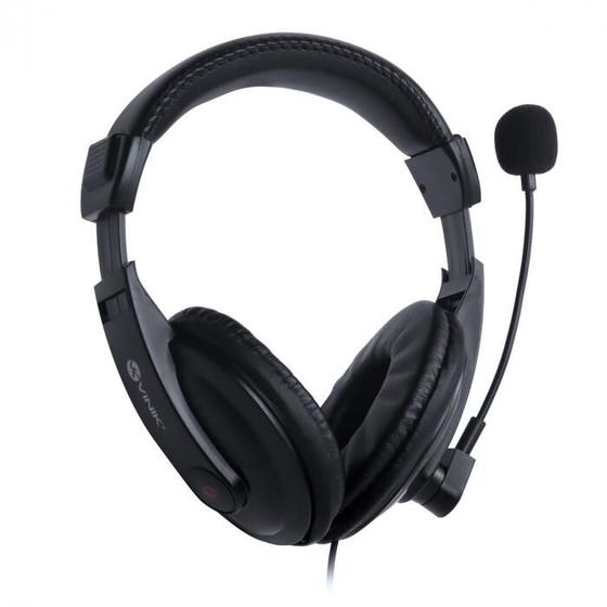 Imagem de Fone headset go play fm35 preto com microfone