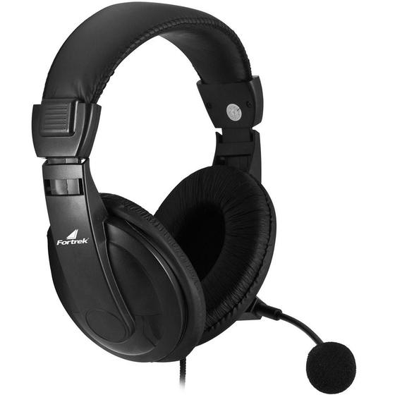 Imagem de Fone headset hsl-102 3.5mm fortrek fk-739a preto