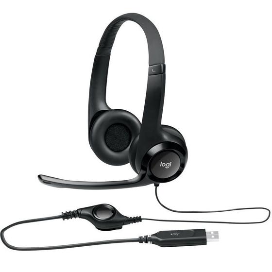 Imagem de Fone Headset Logitech Com Microfone H390 24953