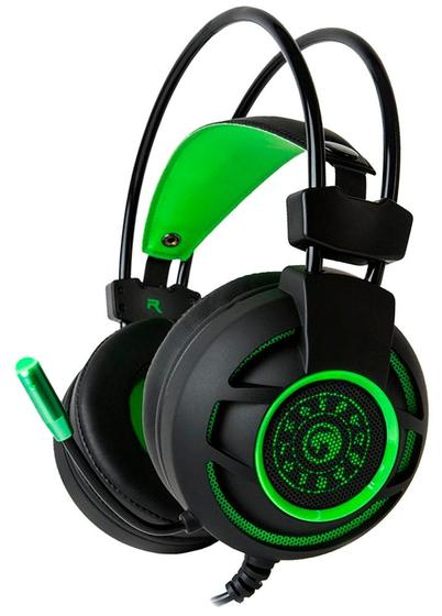 Imagem de Fone Headset para Jogos Marvo Scorpion HG9012 com Microfone Preto/ Verde