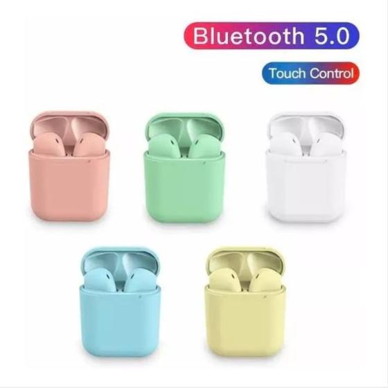Fone I12 tws inpods i12 bluetooth 5.0 earbuds touch Menor preço em Fone I12 tws inpods i12 bluetooth 5.0 earbuds touch