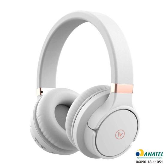 Imagem de Fone Iwill Elite Bass Wireless Headphone Branco c/ Rose