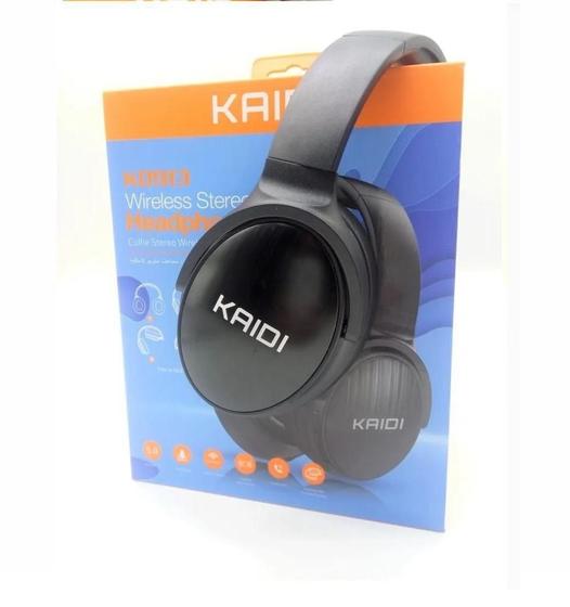 Imagem de Fone Kaidi Bluetooth Wireless Preto Kd-913