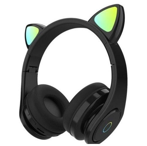 Imagem de Fone Orelha De Gato Gatinho Cat 5.0 Bluetooth Com Led Rgb