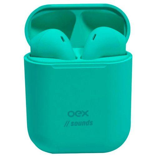 Imagem de Fone Ouvido Bluetooth 10 Metros Touch Oex Candy Freedom Tws11 Tiffany Edição Limitada