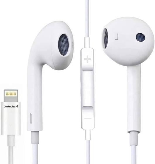 Imagem de Fone Ouvido compativel iPhone/Ipad X XR XS 11 12 13 14 15 Pro Max Earpods Lightning