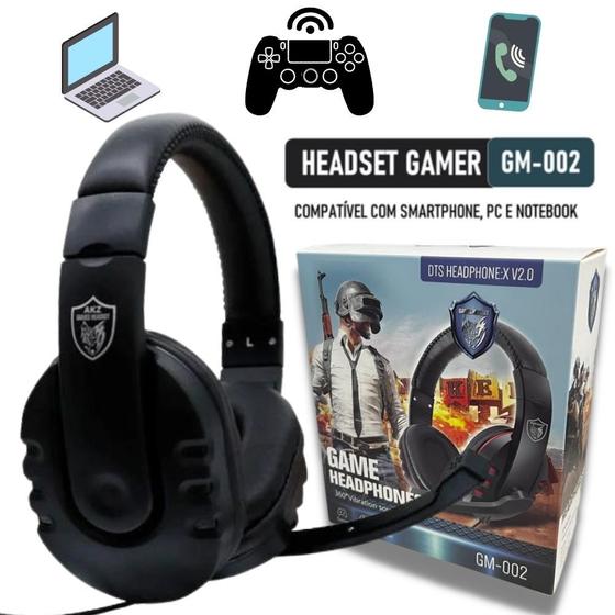 Imagem de Fone Ouvido Gamer Rgb Usb Compatívell P3 Ps4 Pc Celular