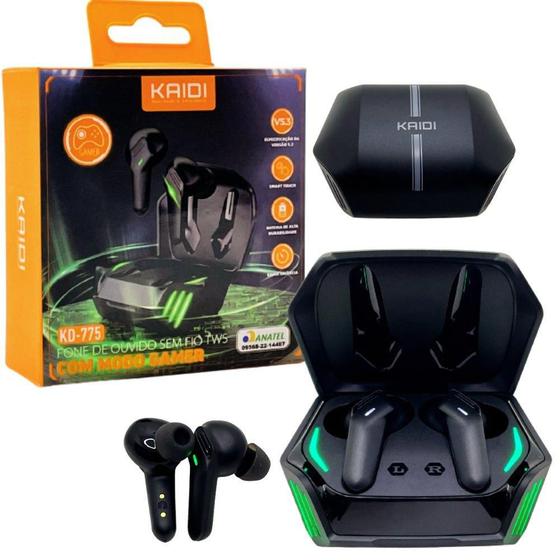 Imagem de Fone Ouvido Kaidi Kd-775 Bluetooth 5.3 775 Gamer 771 776