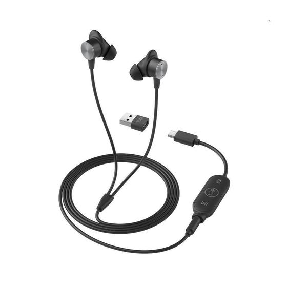 Imagem de Fone Ouvido Logitech Zone Wired Earbuds Uc 981-001012