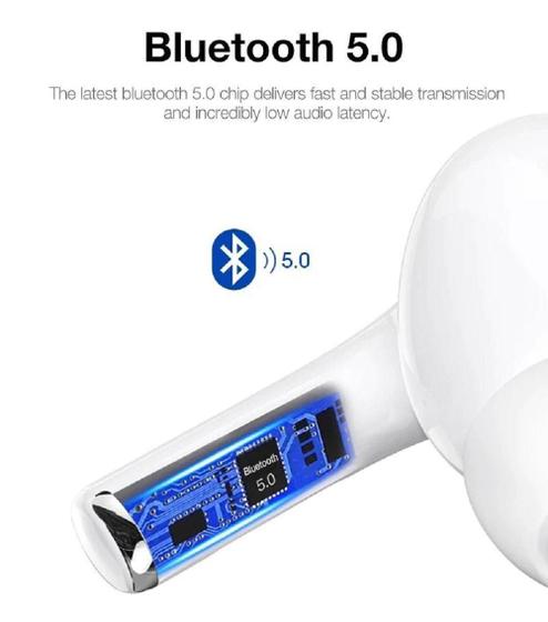 Imagem de Fone Ouvido S/F Intra-Auricular Bluetooth 5.0 Android E Ios