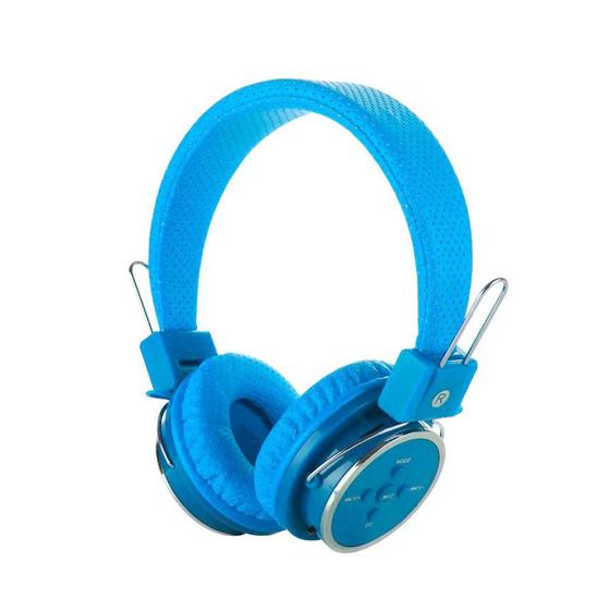 Imagem de Fone Ouvido Sem Fio Bluetooth Sd B-05 Azul