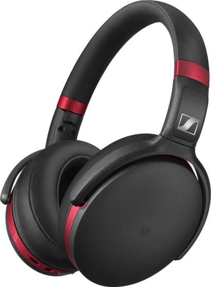 Fone de Ouvido Wireless Com Cancelamento de Ruído Preto/vermelho Sennheiser Hd450r